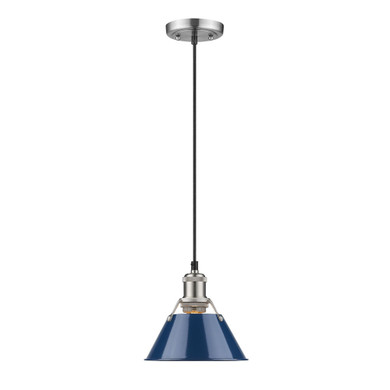Pendants Metal Shade by Golden ( 62 | 3306-S PW-NVY Orwell ) 