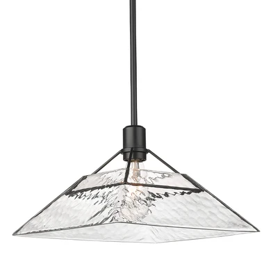 Pendants Glass Down by Golden ( 62 | 3308-M BLK-WTG Kepler ) 