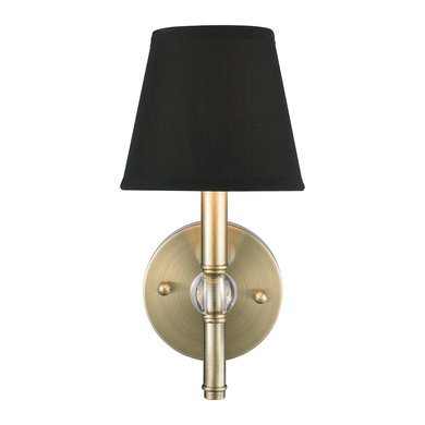Sconces Single Candle by Golden ( 62 | 3500-1W AB-GRM Waverly ) 