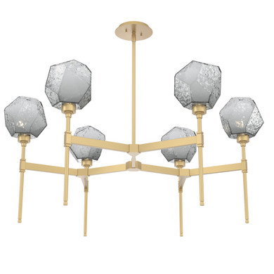 Mid. Chandeliers Glass Up by Hammerton Studio ( 404 | CHB0039-39-GB-S-001-L1 Gem ) 