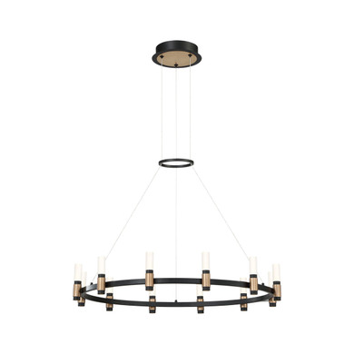Mid. Chandeliers Glass Up by Eurofase ( 40 | 37043-018 Albany ) 