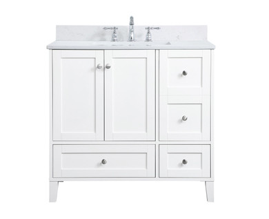 Plumbing Bath Chests/Vanities by Elegant Lighting ( 173 | VF18036WH-BS sommerville ) 
