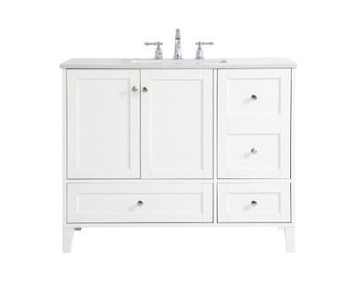 Plumbing Bath Chests/Vanities by Elegant Lighting ( 173 | VF18042WH sommerville ) 