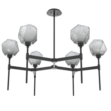 Mid. Chandeliers Glass Up by Hammerton Studio ( 404 | CHB0039-39-MB-S-001-L3 Gem ) 