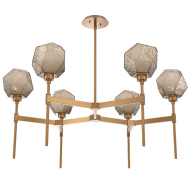 Mid. Chandeliers Glass Up by Hammerton Studio ( 404 | CHB0039-39-NB-B-001-L3 Gem ) 