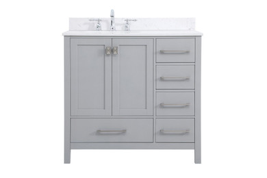 Plumbing Bath Chests/Vanities by Elegant Lighting ( 173 | VF18836GR-BS Irene ) 
