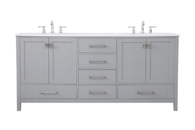 Plumbing Bath Chests/Vanities by Elegant Lighting ( 173 | VF18872DGR Irene ) 