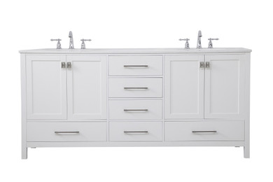 Plumbing Bath Chests/Vanities by Elegant Lighting ( 173 | VF18872DWH Irene ) 