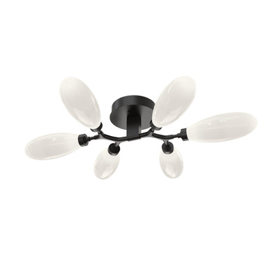 Semi-Flush Mts. Glass Down by Hammerton Studio ( 404 | CLB0071-01-MB-WL-L3 Fiori ) 