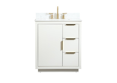 Plumbing Bath Chests/Vanities by Elegant Lighting ( 173 | VF19430WH-BS Blake ) 