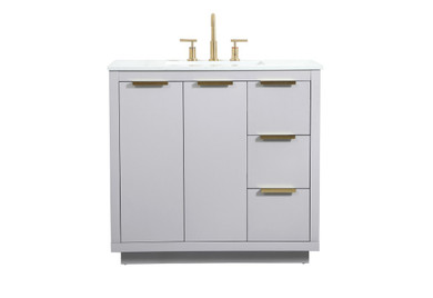 Plumbing Bath Chests/Vanities by Elegant Lighting ( 173 | VF19436GR Blake ) 
