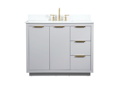 Plumbing Bath Chests/Vanities by Elegant Lighting ( 173 | VF19442GR-BS Blake ) 