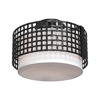 Semi-Flush Mts. Drum Shade by Hammerton Studio ( 404 | CLB0037-14-MB-SH-E2 Tweed ) 
