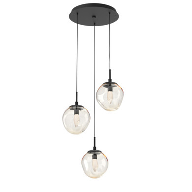Mini Pendants 3 Light Cluster by Hammerton Studio ( 404 | CHB0066-03-MB-GA-C01-L1 Aster ) 