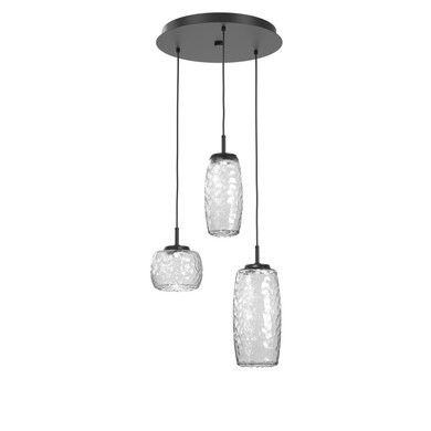 Mini Pendants 3 Light Cluster by Hammerton Studio ( 404 | CHB0091-03-MB-C-C01-L1 Vessel ) 