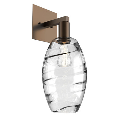 Sconces Single Glass by Hammerton Studio ( 404 | IDB0035-16-FB-OC-E2 Ellisse ) 