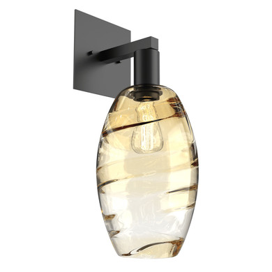 Sconces Single Glass by Hammerton Studio ( 404 | IDB0035-16-MB-OA-E2 Ellisse ) 