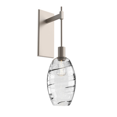 Sconces Single Glass by Hammerton Studio ( 404 | IDB0035-24-BS-OC-E2 Ellisse ) 