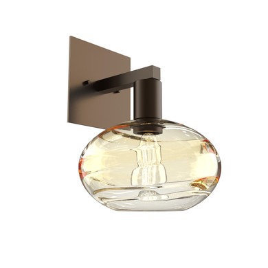 Sconces Single Glass by Hammerton Studio ( 404 | IDB0036-11-FB-OA-E2 Coppa ) 
