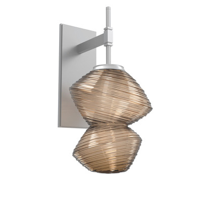 Sconces Single Glass by Hammerton Studio ( 404 | IDB0089-01-CS-B-L3 Mesa ) 