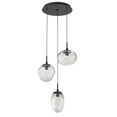 Mini Pendants 3 Light Cluster by Hammerton Studio ( 404 | CHB0069-03-MB-GC-C01-L1 Cosmos ) 
