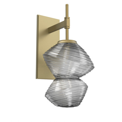 Sconces Single Glass by Hammerton Studio ( 404 | IDB0089-01-GB-S-L1 Mesa ) 