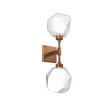 Sconces Double Glass by Hammerton Studio ( 404 | IDB0039-02-NB-C-L1 Gem ) 