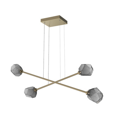 Linear/Island 2 Light Bar by Hammerton Studio ( 404 | PLB0039-M2-GB-S-CA1-L1 Gem ) 