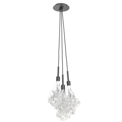 Mini Pendants 3 Light Cluster by Hammerton Studio ( 404 | LAB0059-0A-GP-BC-C01-L3 Blossom ) 
