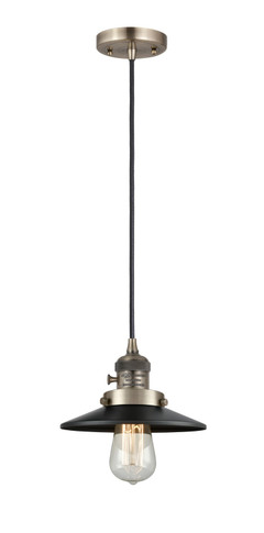 Mini Pendants Exposed Lamps by Innovations ( 405 | 201CSW-AB-M6 Franklin Restoration ) 