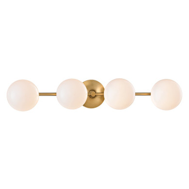 Bathroom Fixtures Four Lights by Hudson Valley ( 70 | 4744-AGB Fleming ) 