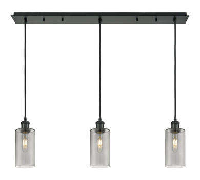 Linear/Island 3 Light Bar by Innovations ( 405 | 123B-3P-BK-G434-7SM Downtown Urban ) 