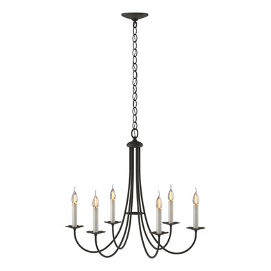 Mid. Chandeliers Candle by Hubbardton Forge ( 39 | 101160-SKT-20 Simple Lines ) 