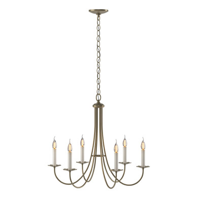 Mid. Chandeliers Candle by Hubbardton Forge ( 39 | 101160-SKT-84 Simple Lines ) 