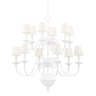 Large Chandeliers Candle by Hudson Valley ( 70 | MDS433-WP Windsor ) 