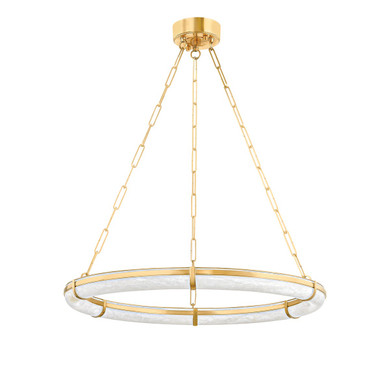 Mid. Chandeliers Ring/Halo by Hudson Valley ( 70 | 5130-AGB Sennett ) 