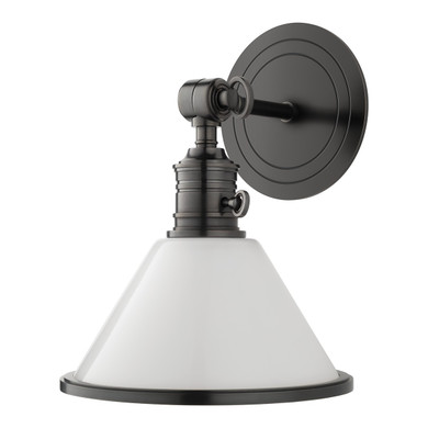 Sconces Single Glass by Hudson Valley ( 70 | 8331-OB Garden City ) 
