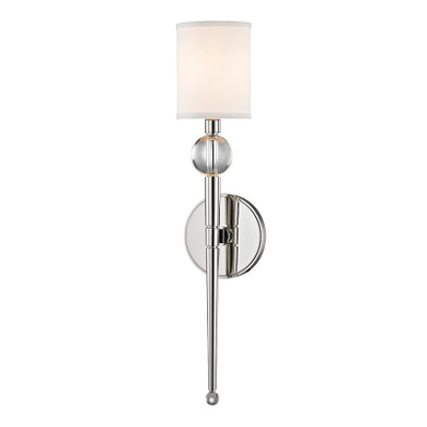 Sconces Single Candle by Hudson Valley ( 70 | 8421-PN Rockland ) 