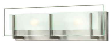Bathroom Fixtures Two Lights by Hinkley ( 13 | 5652BN Latitude ) 