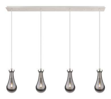 Linear/Island 4 Light + by Innovations ( 405 | 124-451-1P-PN-G451-5SM Downtown Urban ) 