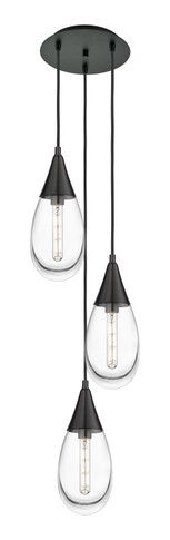 Pendants Multi-port/Cascade by Innovations ( 405 | 113-450-1P-BK-G450-6CL Downtown Urban ) 
