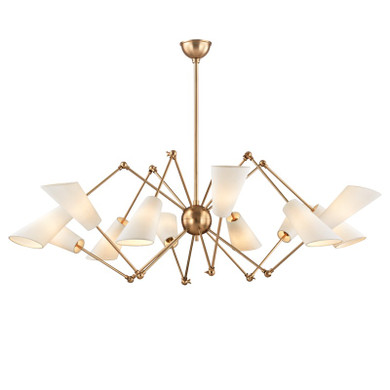 Large Chandeliers Drum Shade by Hudson Valley ( 70 | 5312-AGB Buckingham ) 