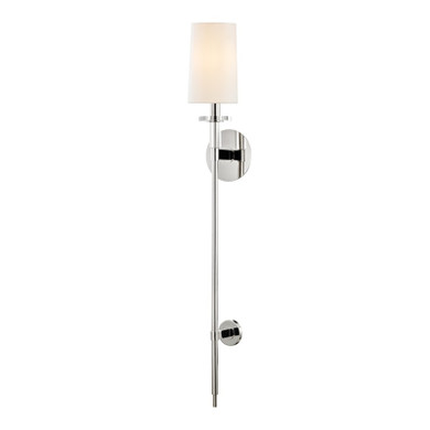 Sconces Single Candle by Hudson Valley ( 70 | 8536-PN Amherst ) 