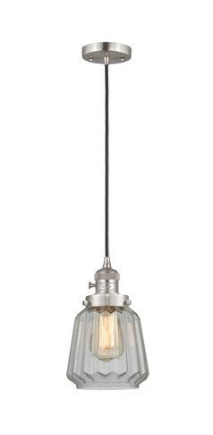 Mini Pendants Glass Down by Innovations ( 405 | 201CSW-SN-G142-LED Franklin Restoration ) 