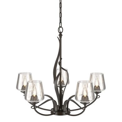 Mid. Chandeliers Glass Up by Hubbardton Forge ( 39 | 103040-SKT-14-ZM0236 Flora ) 