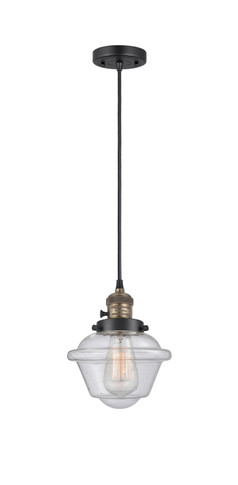 Mini Pendants Glass Down by Innovations ( 405 | 201CSW-BAB-G534-LED Franklin Restoration ) 