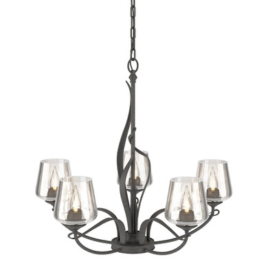 Mid. Chandeliers Glass Up by Hubbardton Forge ( 39 | 103040-SKT-20-ZM0236 Flora ) 