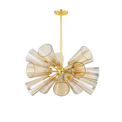 Mid. Chandeliers Starburst by Hudson Valley ( 70 | 2032-AGB Hartwood ) 