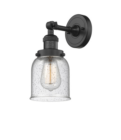 Sconces Single Glass by Innovations ( 405 | 203-BK-G54-LED Franklin Restoration ) 