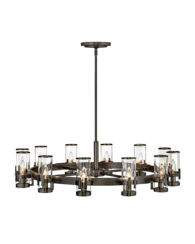 Mid. Chandeliers Glass Up by Hinkley ( 13 | 38109BX Reeve ) 